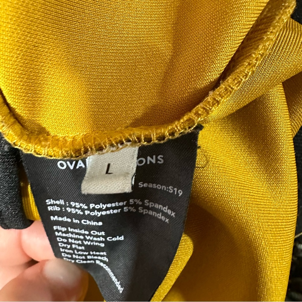Ovadia & Sons Men’s Gold & Black Track Suit Jacket Size Large - Picture 8 of 9